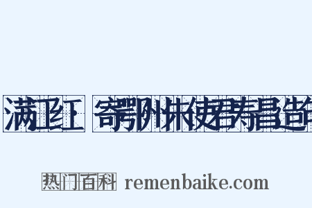 满江红·寄鄂州朱使君寿昌造句是什么意思的图片
